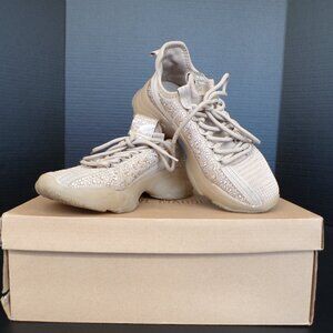 Steve Madden Women's Maxima Sneaker Trainer Blush Multi Rhinestone Size 7